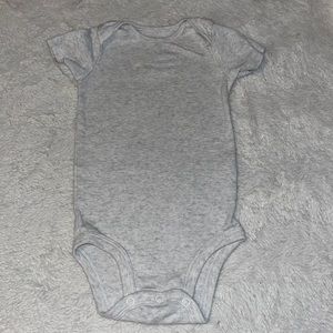 (3 for $10) carters grey bodysuit